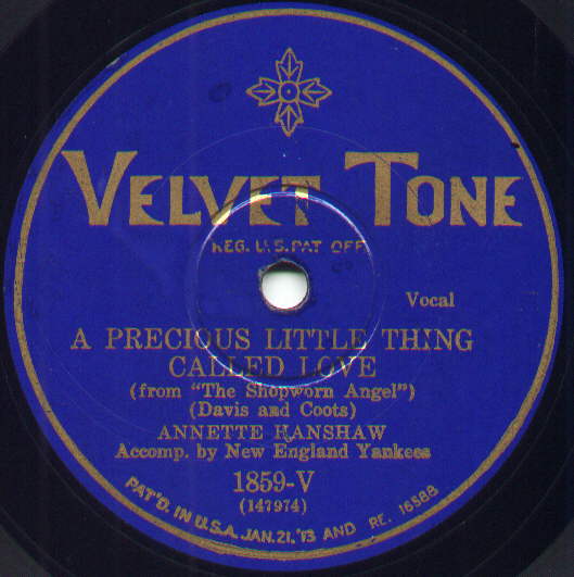 A Precious Little Thing Called Love-Velvet Tone 1859V